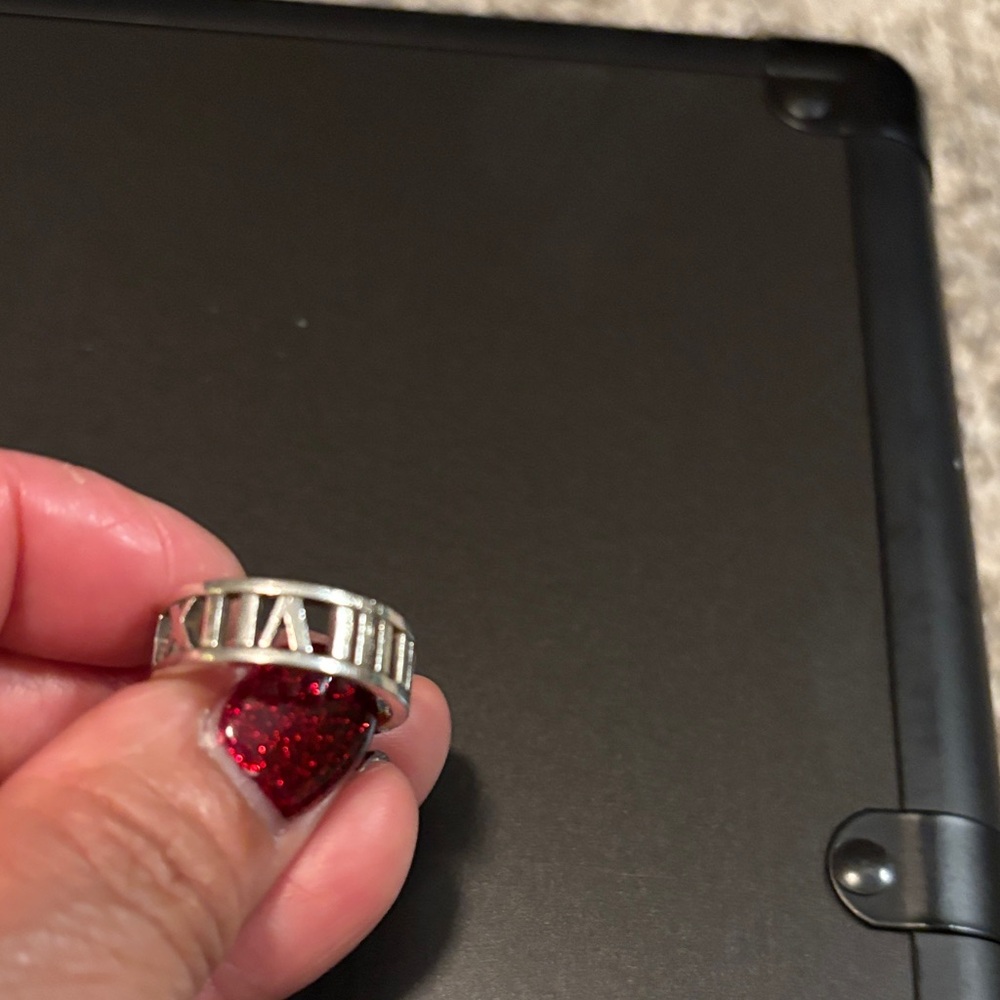 J54 Size 6 TIFFANY AND CO Silver Roman Numeral Ring